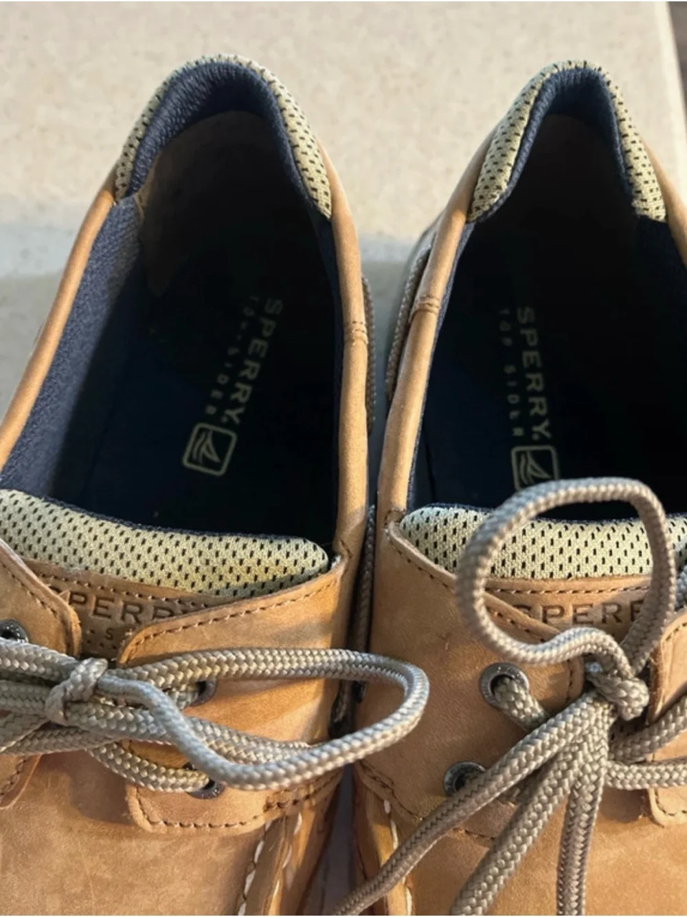 Sperry Kids Tan Boat Shoes